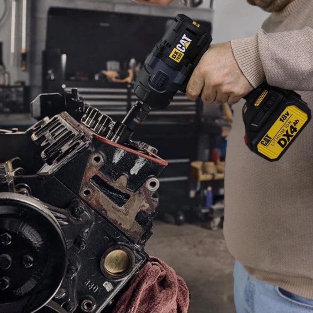 บล็อกกระแทกไร้สาย (พร้อมแบตเตอรี่) CAT DX7020 18 โวลต์