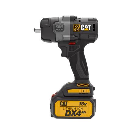 บล็อกกระแทกไร้สาย (พร้อมแบตเตอรี่) CAT DX7020 18 โวลต์_0