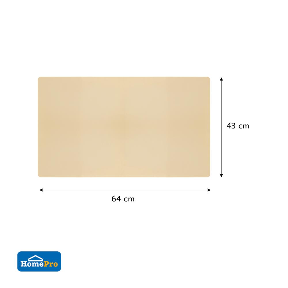ผ้าชามัวร์ทำความสะอาดรถ ACCO 64x43x0.2 ซม. สีเหลือง