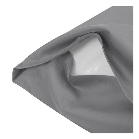 ปลอกหมอนหนุน HOME LIVING STYLE COTTON SATEEN II สี GREY (แพ็ก 2 ชิ้น)_2