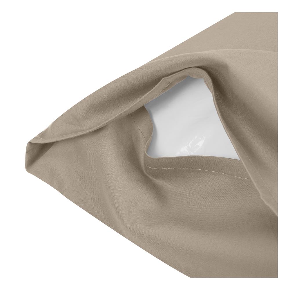 ปลอกหมอนหนุน HOME LIVING STYLE COTTON SATEEN EXTRA JOY II สี BROWN