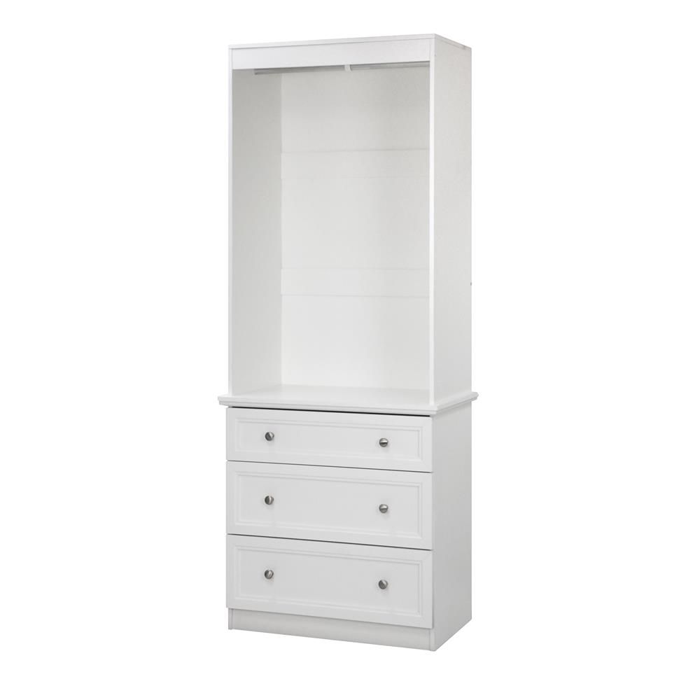 ตู้เสื้อผ้าบานผสม FURDINI HELENA 80 ซม. สีขาว_0