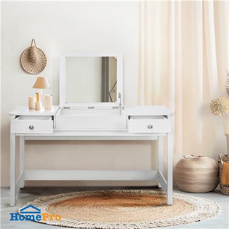 โต๊ะเครื่องแป้ง FURDINI HELENA 120 ซม. สีขาว_6