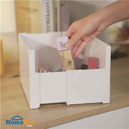 กล่องเก็บของปรับขนาดได้ KECH CLOUD SIZE L สีขาว_5