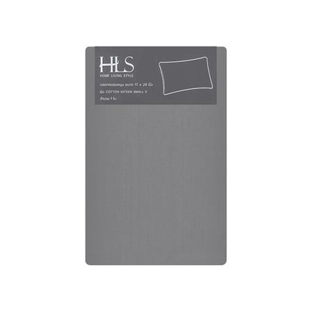 ปลอกหมอนหนุน HOME LIVING STYLE COTTON SATEEN SMALL II สี GREY_3