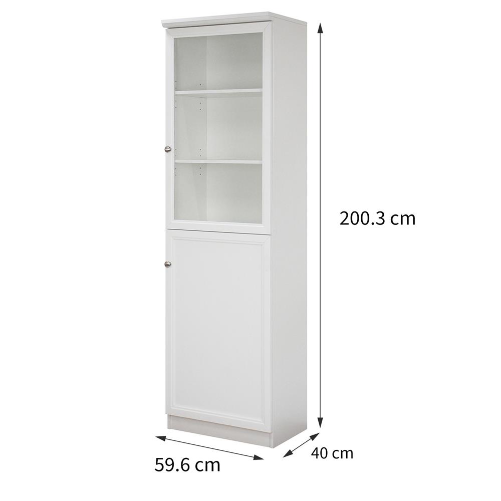 ตู้โชว์ FURDINI HELENA 60 ซม. สีขาว