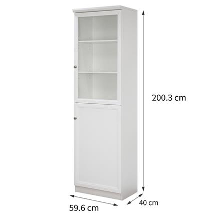 ตู้โชว์ FURDINI HELENA 60 ซม. สีขาว_8