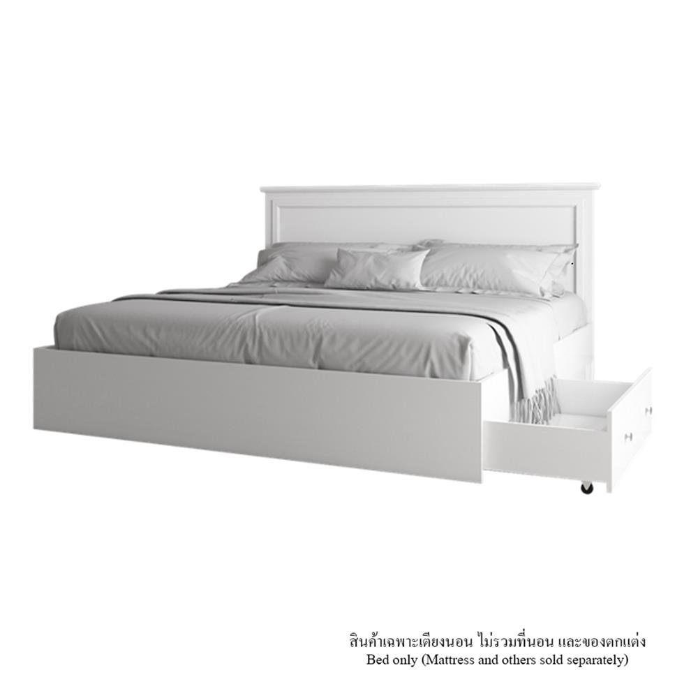 เตียง 6 ฟุต FURDINI HELENA สีขาว_0