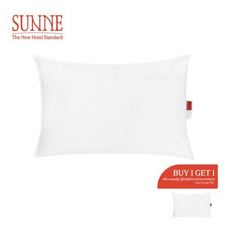 หมอนหนุน ขนห่านเทียม SUNNE GOOSEHEAVEN 19x29 นิ้ว (1 แถม 1)_0