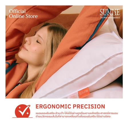 หมอนหนุน ขนห่านเทียม SUNNE GOOSEHEAVEN 19x29 นิ้ว (1 แถม 1)_3