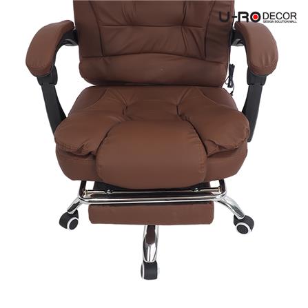 เก้าอี้สำนักงาน U-RODECOR WING สีน้ำตาล_2