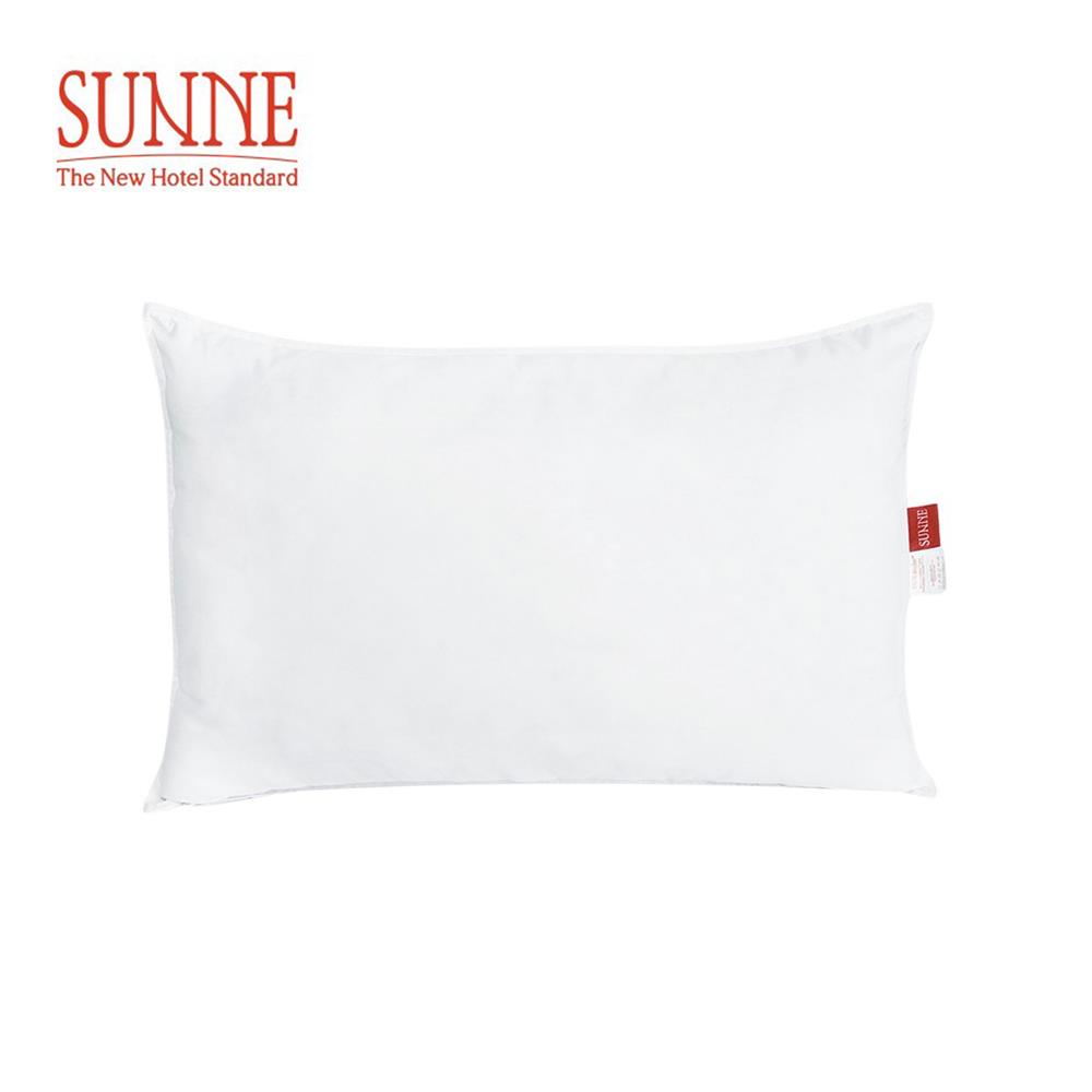 หมอนหนุน ขนห่านเทียม SUNNE HOTELIER 19x29 นิ้ว สีขาว