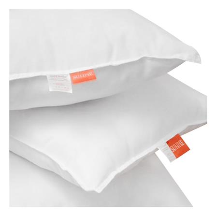 หมอนหนุน ขนห่านเทียม SUNNE HOTELIER 19x29 นิ้ว สีขาว_1