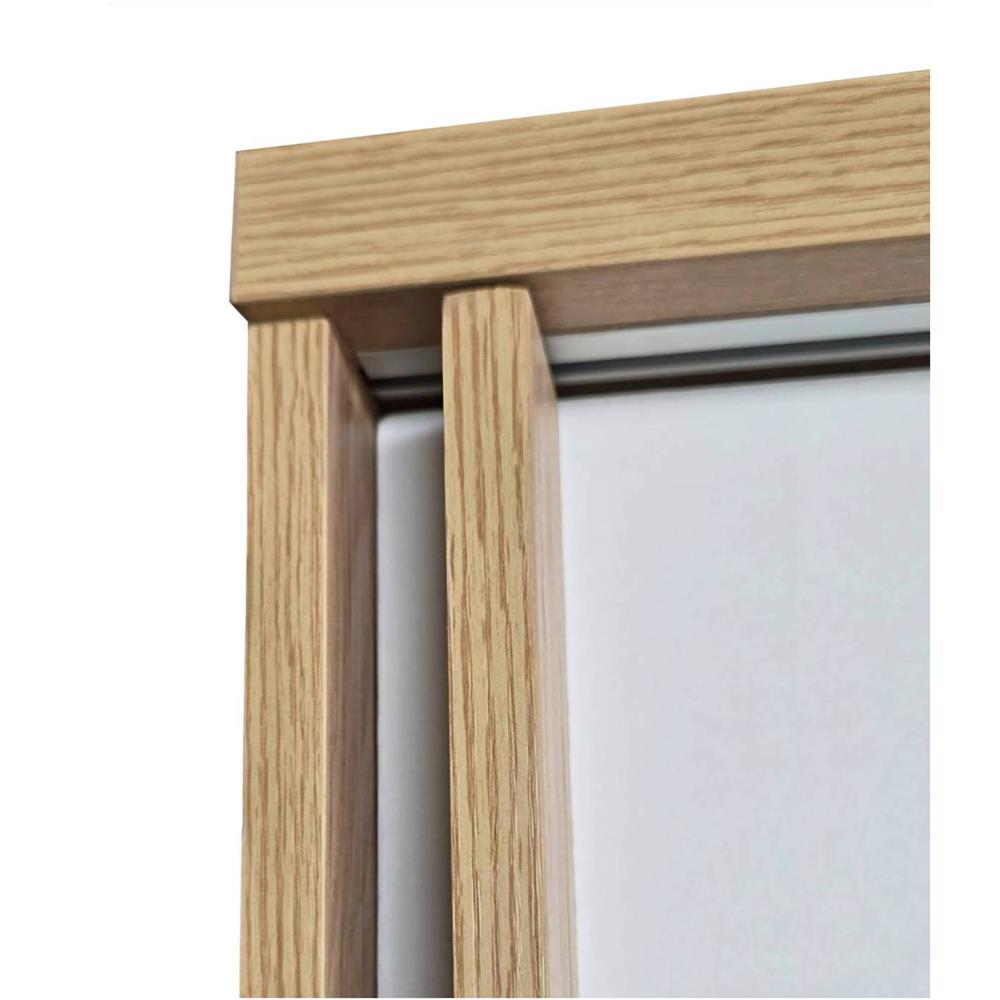 ตู้เสื้อผ้าบานเลื่อน FURDINI HERO 120 ซม. สี NATURAL OAK/ขาว