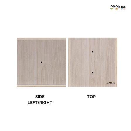 ตู้เก็บของบานเปิด OYAKOO CHARLIE’S CURVE 2 829051 30 ซม. ลายไม้_3