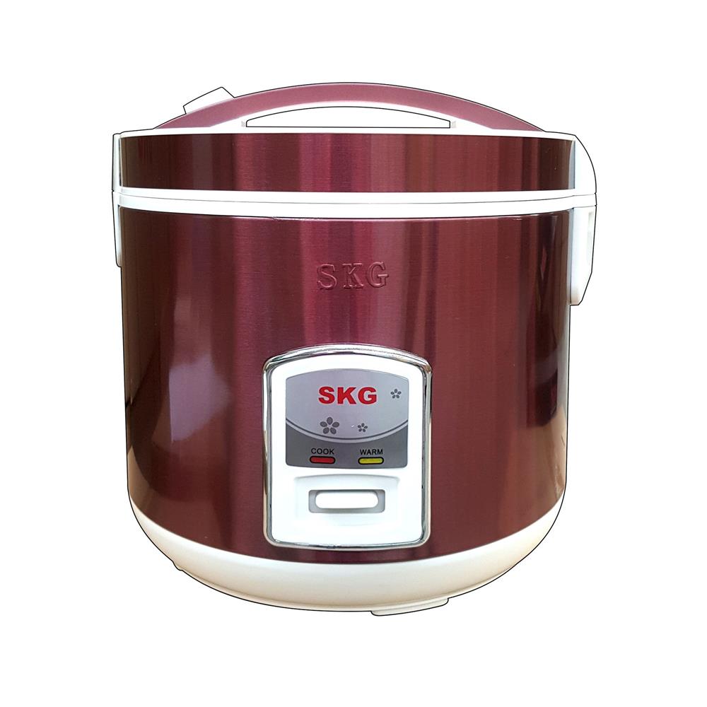 หม้อหุงข้าว MANUAL SKG SK-18K 1.8 ลิตร สีแดง
