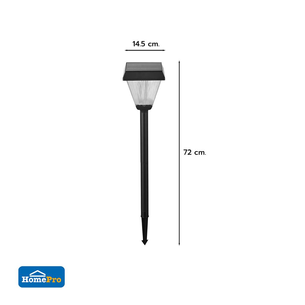 ไฟจัดสวน SOLAR CARINI DC-3661 1.5 วัตต์ COOL WHITE/WARM WHITE สีดำ