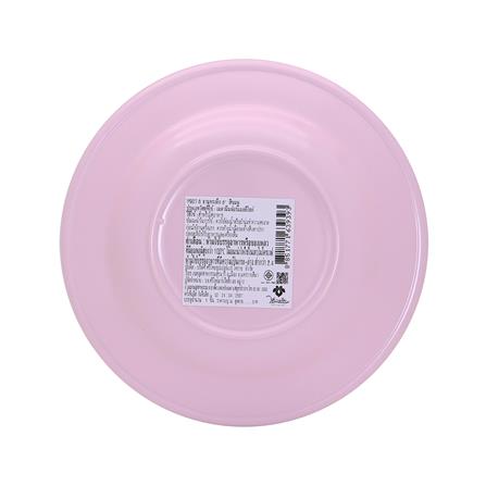 จานเมลามีนลึก 8 นิ้ว VANDA CLASSIC สีชมพู_3