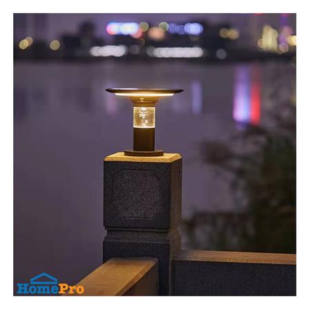 ไฟกิ่งภายนอก SOLAR CARINI TB-238 2 วัตต์ COOL WHITE/WARM WHITE สีดำ_5