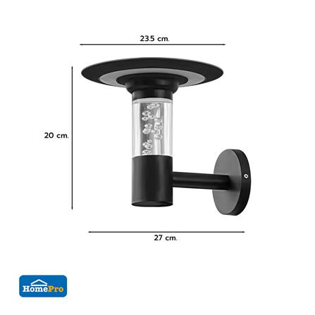 ไฟกิ่งภายนอก SOLAR CARINI TB-238 2 วัตต์ COOL WHITE/WARM WHITE สีดำ_7