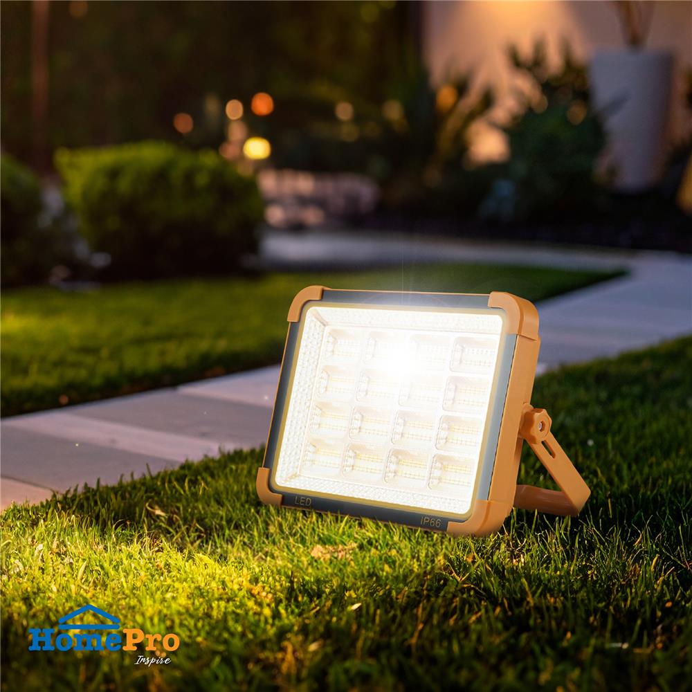 สปอทไลท์ SOLAR CARINI S001 15 วัตต์ DAYLIGHT/COOL WHITE/WARM WHITE สีเหลือง/ดำ