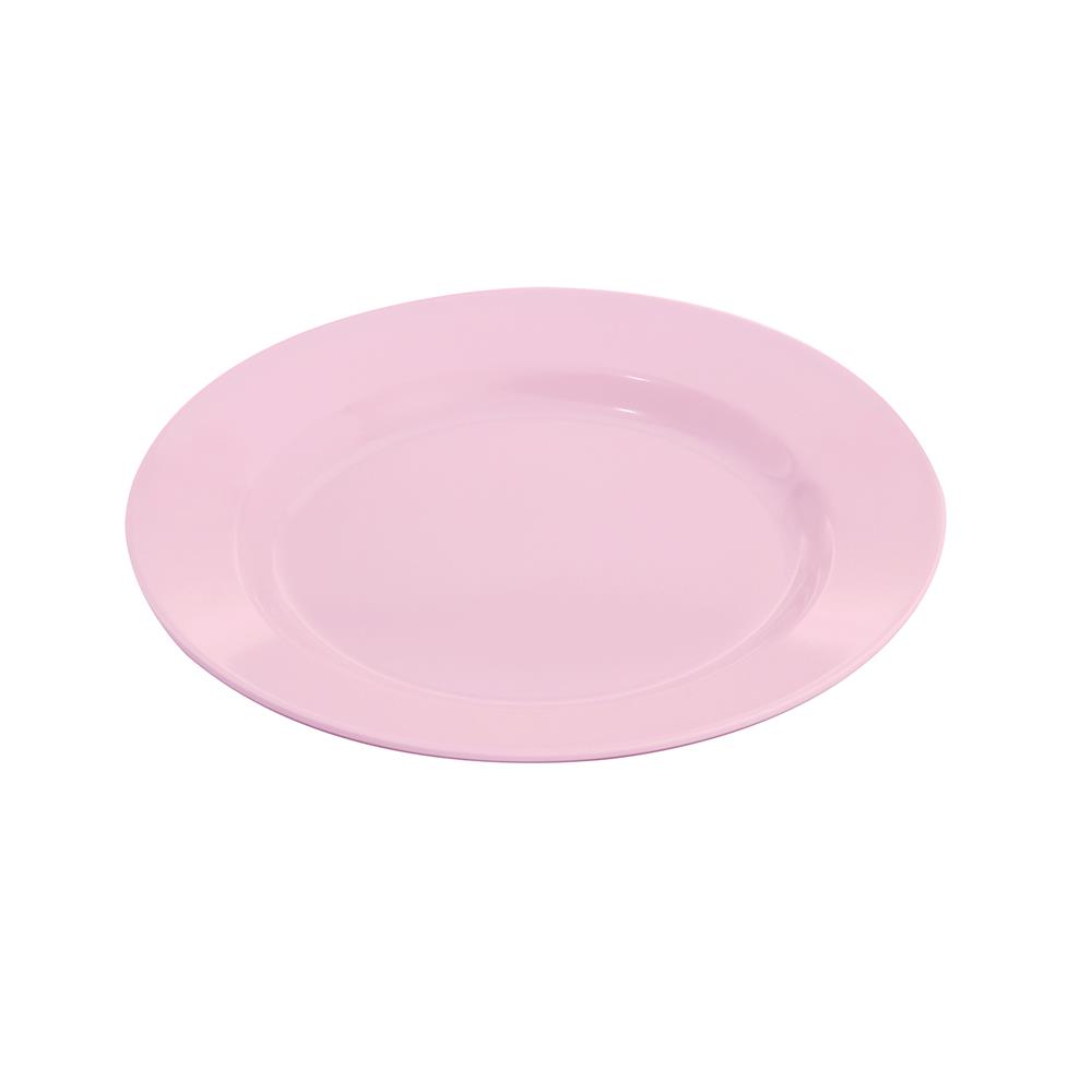 จานเมลามีนตื้น 8 นิ้ว VANDA CLASSIC สีชมพู