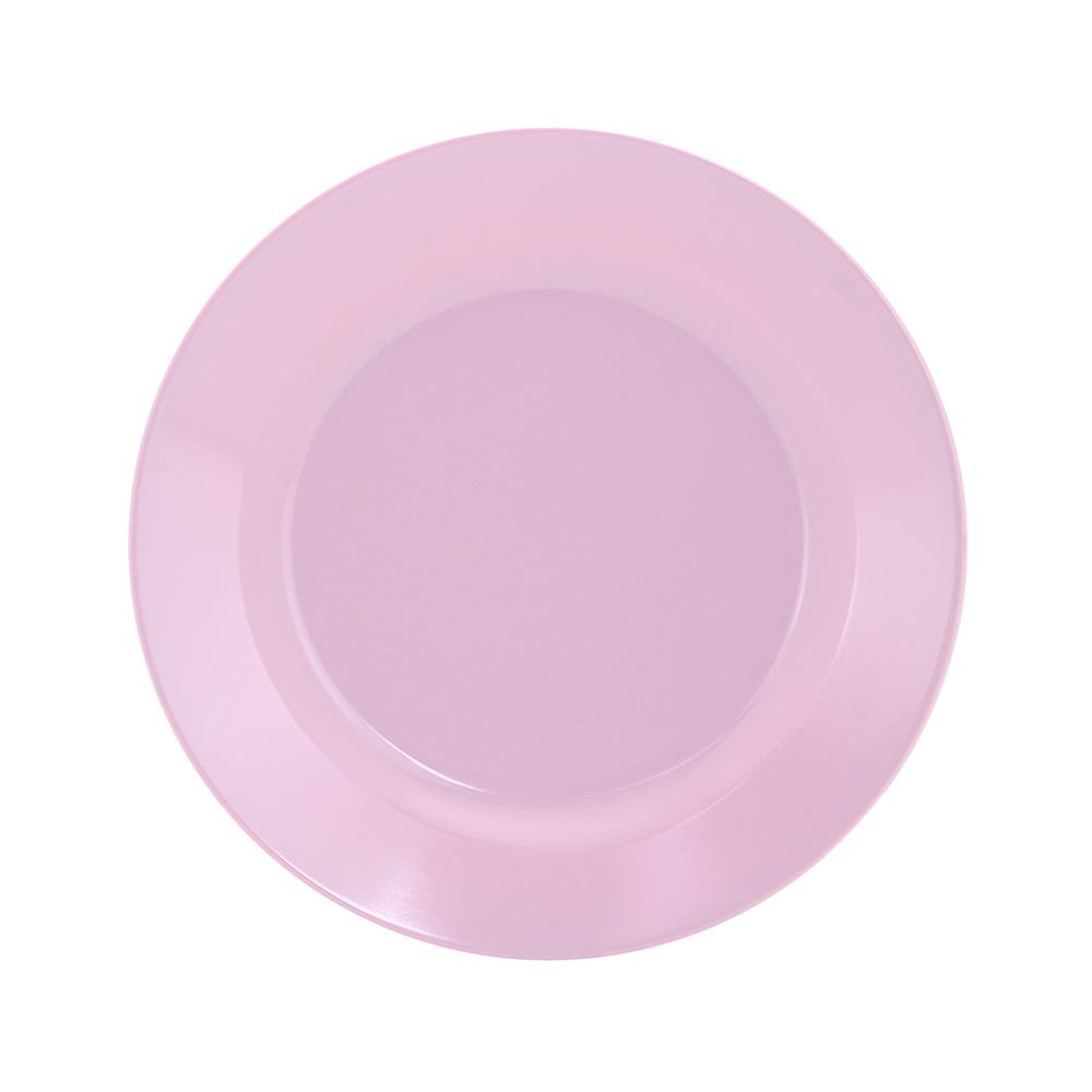 จานเมลามีนตื้น 8 นิ้ว VANDA CLASSIC สีชมพู