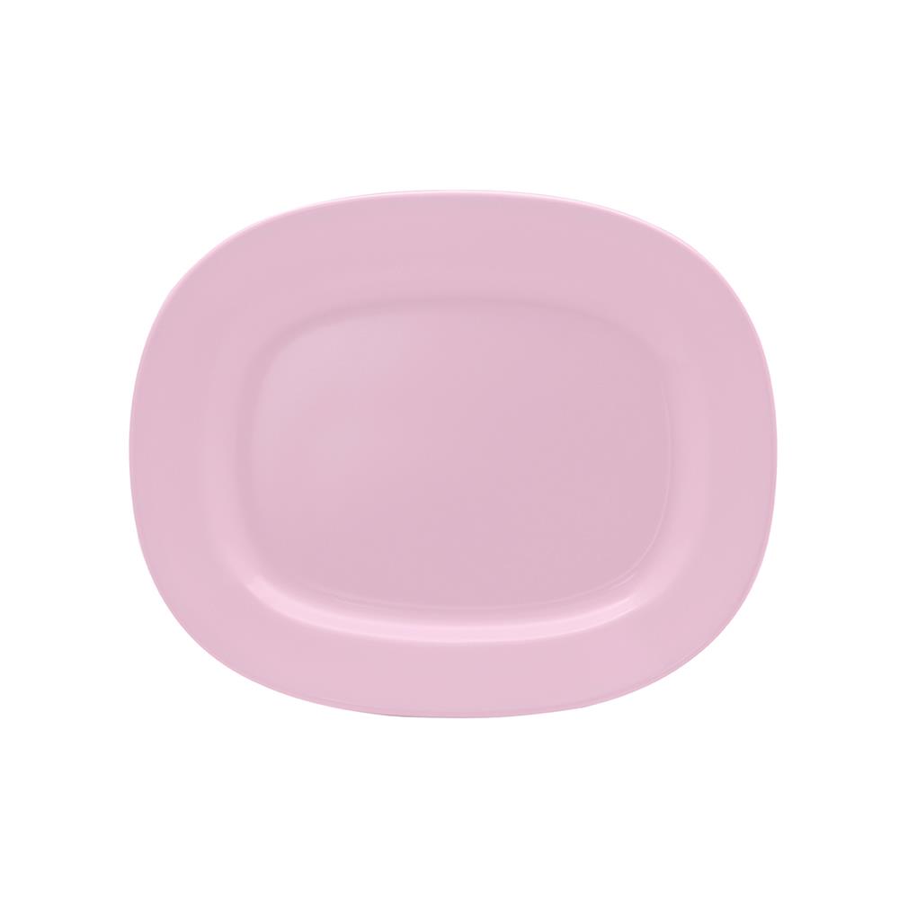 จานเปลเหลี่ยมเมลามีน 12 นิ้ว VANDA CLASSIC สีชมพู