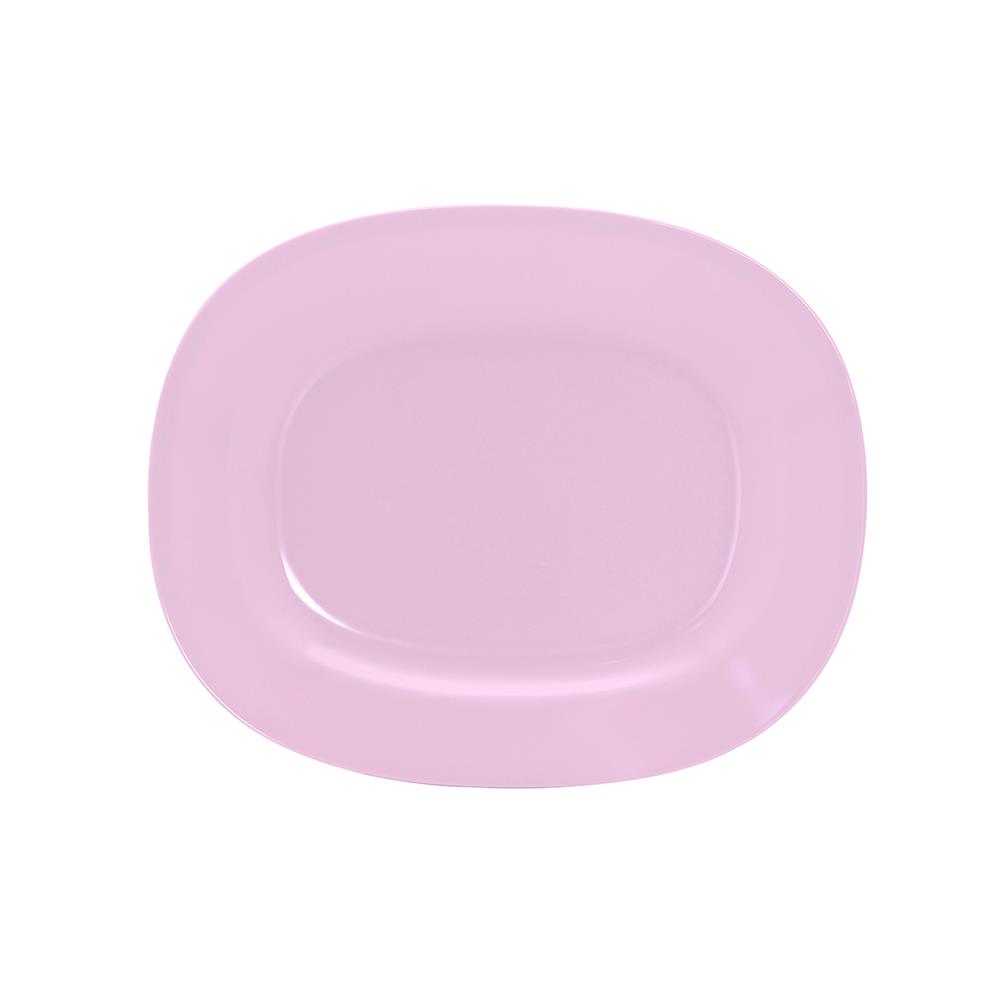 จานเปลเหลี่ยมเมลามีน 10 นิ้ว VANDA CLASSIC สีชมพู