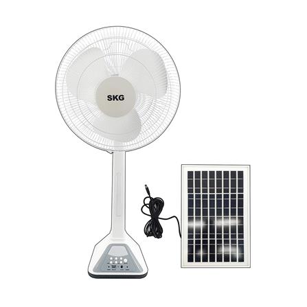 พัดลมโซล่าเซลล์ 14 นิ้ว SKG SK-1105L สีขาว_1