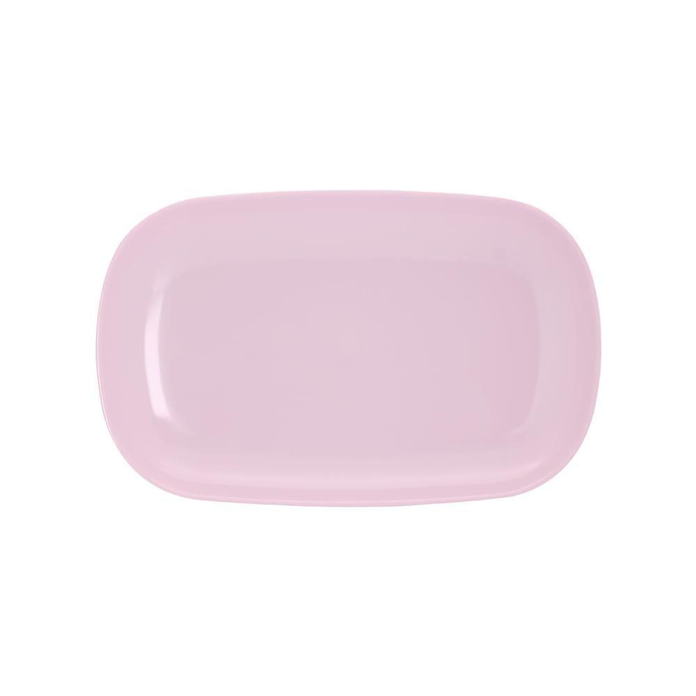 จานเหลี่ยมเมลามีน 9.5 นิ้ว VANDA CLASSIC สีชมพู