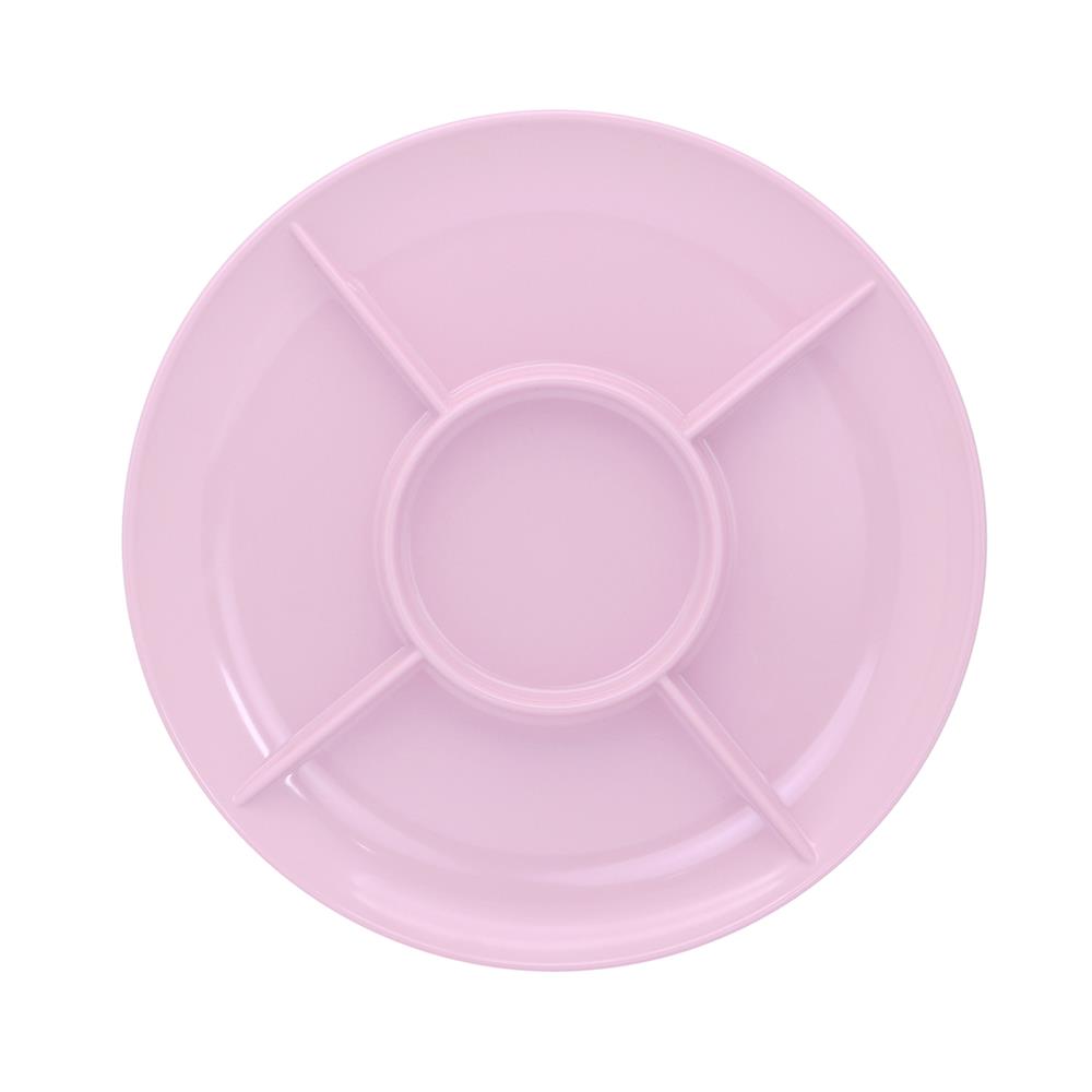 จานออเดิร์ฟเมลามีน 11.5 นิ้ว VANDA CLASSIC สีชมพู