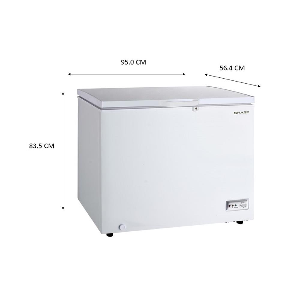 ตู้แช่ 2 ระบบ SHARP SJ-CX200T-W 6.7 คิว สีขาว