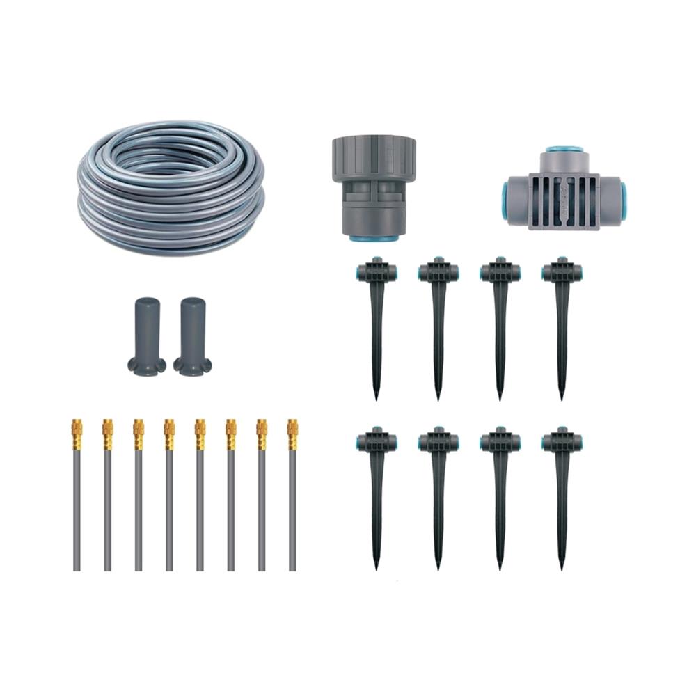 ชุดหัวพ่นหมอก 8 หัว FUJIN พร้อมขาปักและสาย 12 มม.X10 ม.