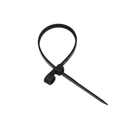 เคเบิ้ลไทร์หัวกลมมีรูสกรู ELECKTA 8 นิ้ว สีดำ (แพ็ก 100 ชิ้น)_1