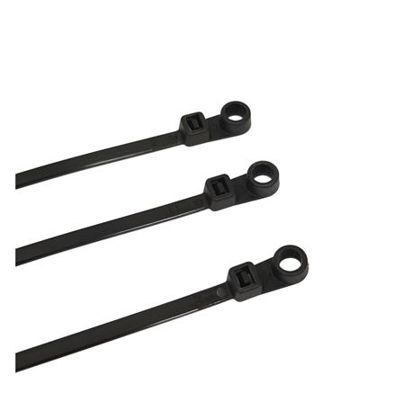 เคเบิ้ลไทร์หัวกลมมีรูสกรู ELECKTA 8 นิ้ว สีดำ (แพ็ก 100 ชิ้น)_2