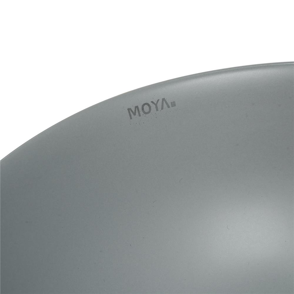 อ่างล้างหน้าวางบนเคาน์เตอร์ MOYA 222-8 MATT GREY