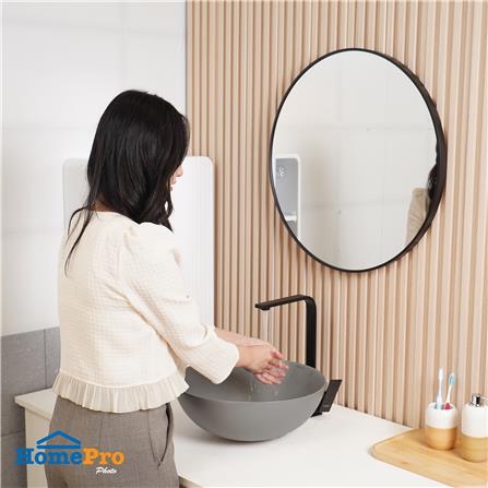 อ่างล้างหน้าวางบนเคาน์เตอร์ MOYA 222-8 MATT GREY_6