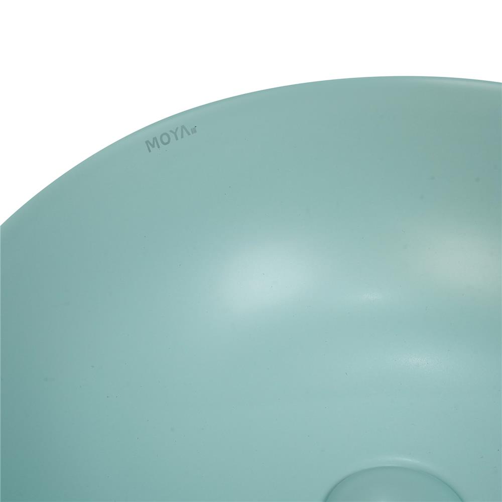 อ่างล้างหน้าวางบนเคาน์เตอร์ MOYA 222-9 MATT GREEN