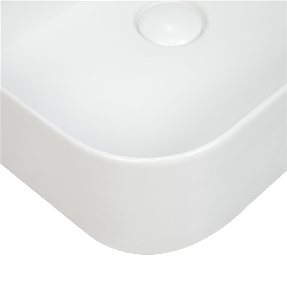 อ่างล้างหน้าวางบนเคาน์เตอร์ MOYA C-815 MATT WHITE