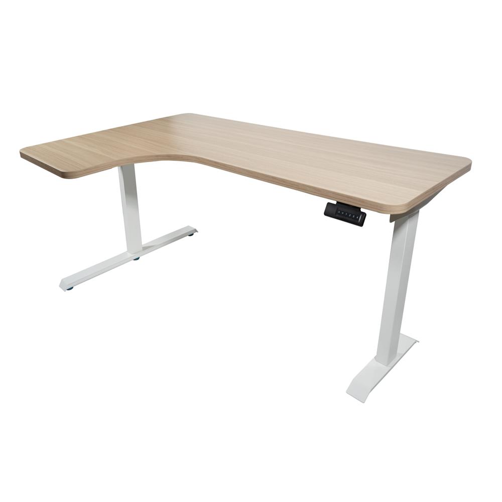 โต๊ะปรับระดับไฟฟ้า ERGOTREND LIFTIO 160 ซม. ลายไม้/ขาว