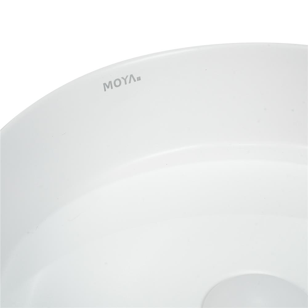 อ่างล้างหน้าวางบนเคาน์เตอร์ MOYA 221-12 MATT WHITE