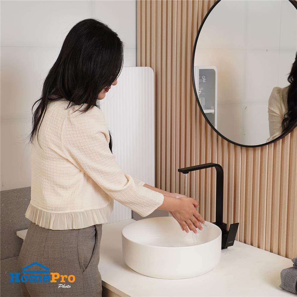 อ่างล้างหน้าวางบนเคาน์เตอร์ MOYA 221-12 MATT WHITE