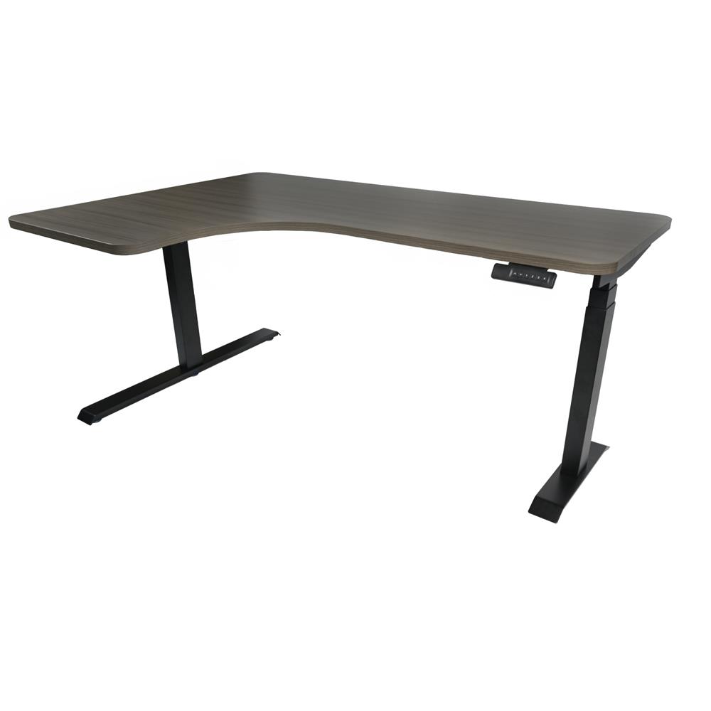 โต๊ะปรับระดับไฟฟ้า ERGOTREND LIFTIO 160 ซม. สีน้ำตาลโอ๊ค/ดำ