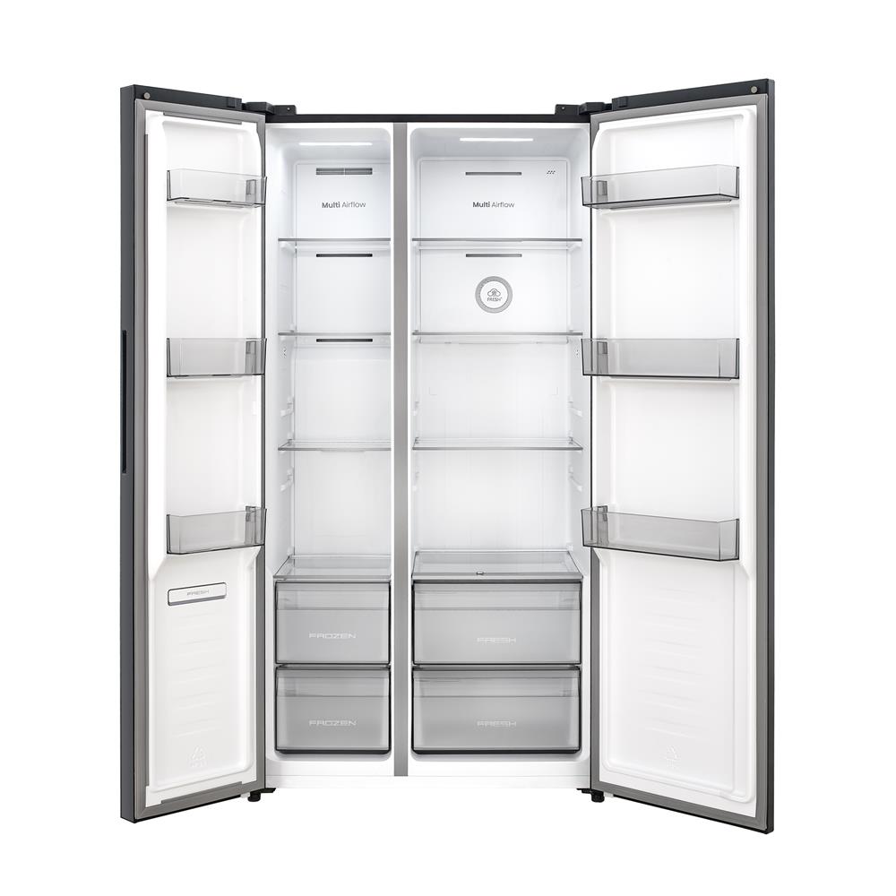 ตู้เย็น SIDE BY SIDE HISENSE RS708N4TBN 19.8 คิว สีดำ