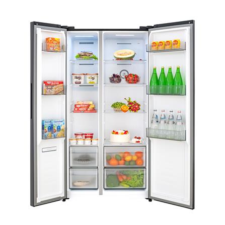 ตู้เย็น SIDE BY SIDE HISENSE RS708N4TBN 19.8 คิว สีดำ_2