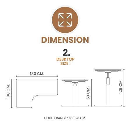 โต๊ะปรับระดับไฟฟ้า ERGOTREND LIFTIO 180 ซม. สีโอ๊คเกรย์/ดำ_15