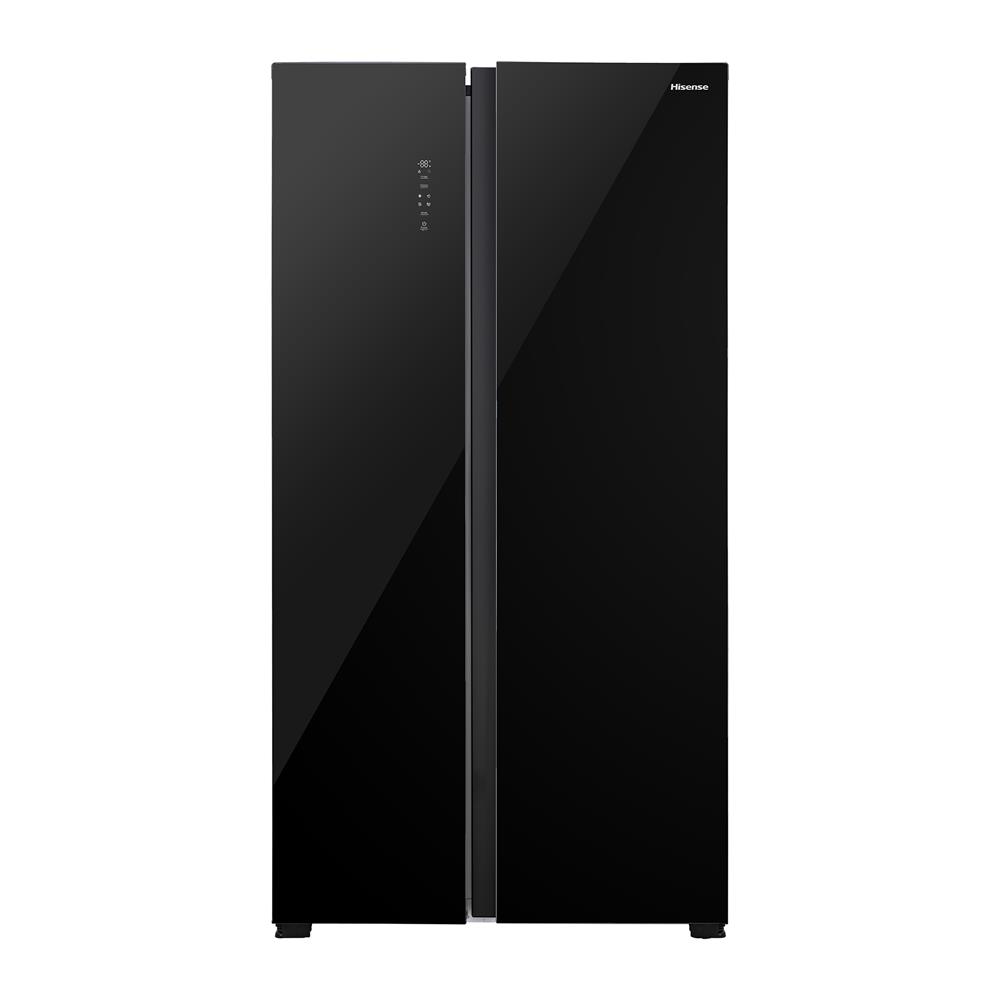 ตู้เย็น SIDE BY SIDE HISENSE RS708N4TBU 19.8 คิว กระจกดำ
