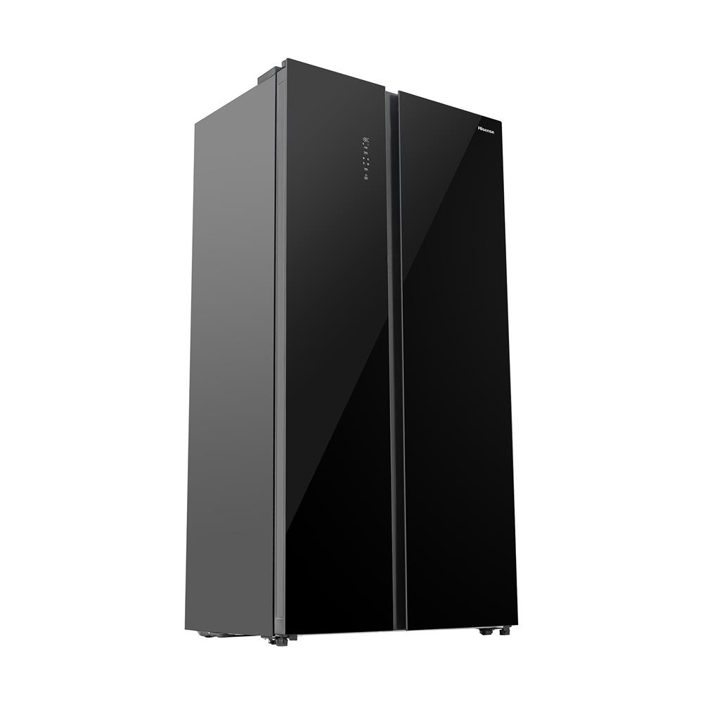 ตู้เย็น SIDE BY SIDE HISENSE RS708N4TBU 19.8 คิว กระจกดำ