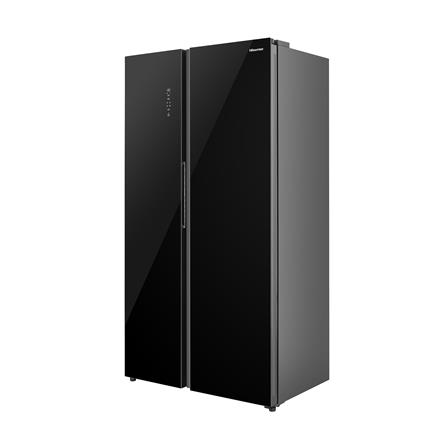 ตู้เย็น SIDE BY SIDE HISENSE RS708N4TBU 19.8 คิว กระจกดำ_1